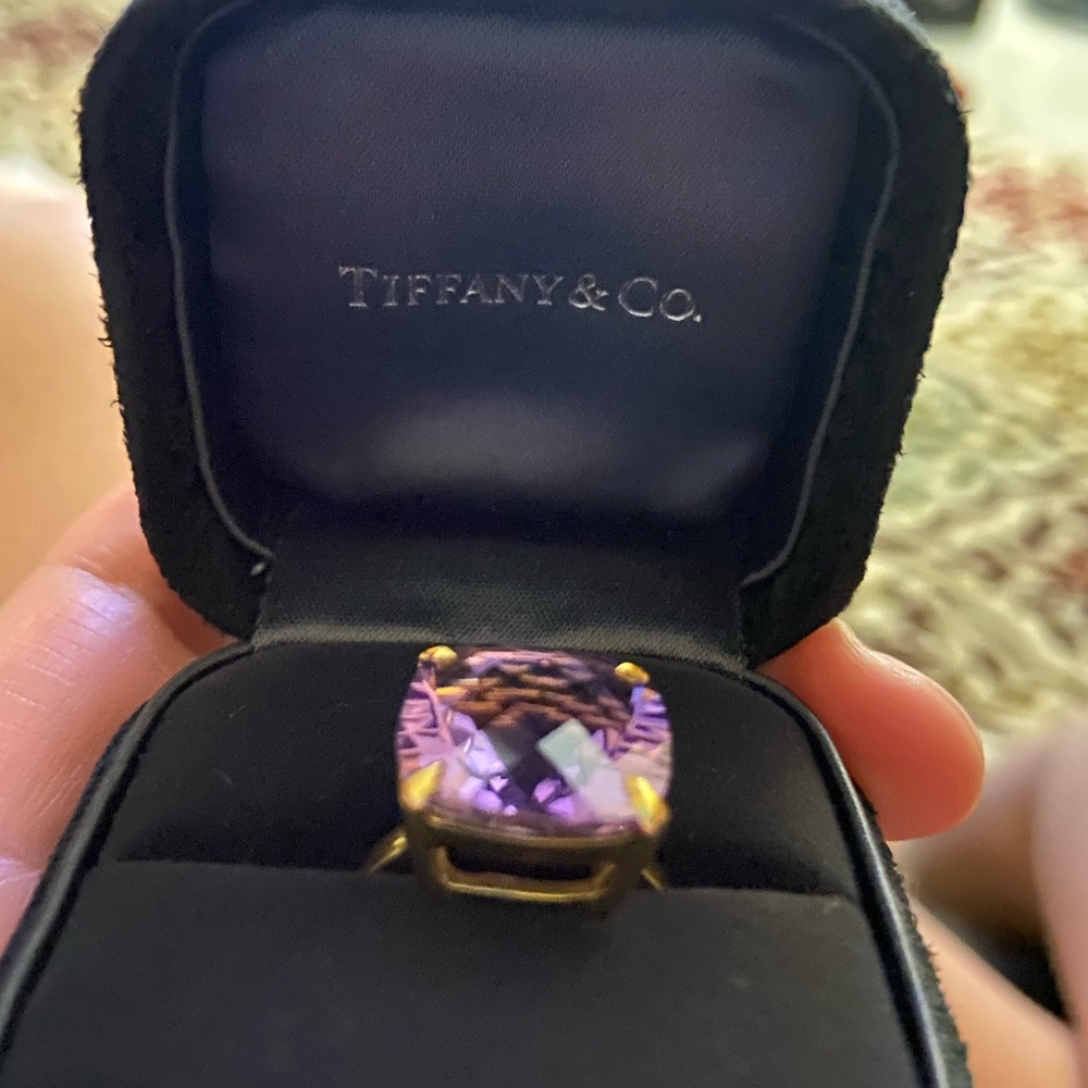 Tiffany & Co. 18k Purple Amethyst Ring